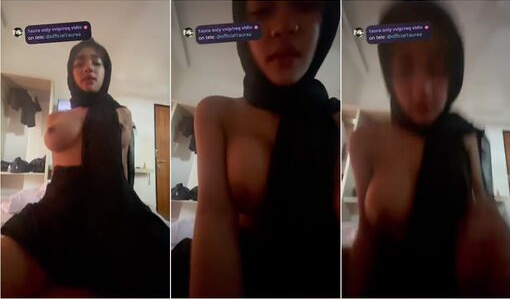 Video Viral ABG Jilbab Hitam Dengan Bobanya Yang Mentul Dan Gedenya Aduhay Anjay Seka Joss Jiss